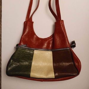 beautiful multicolored shoulder bag